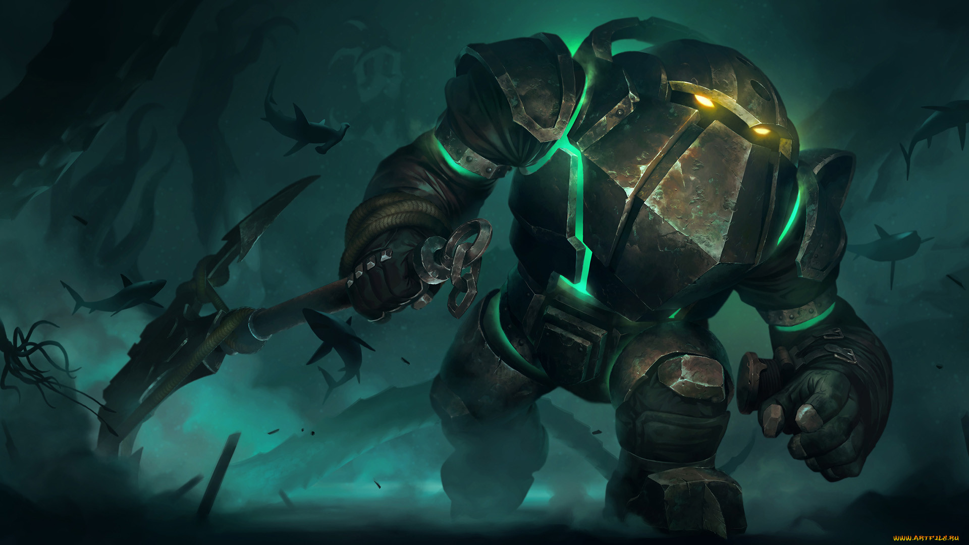  , league of legends,  legends of runeterra, legends, of, runeterra, nautilus